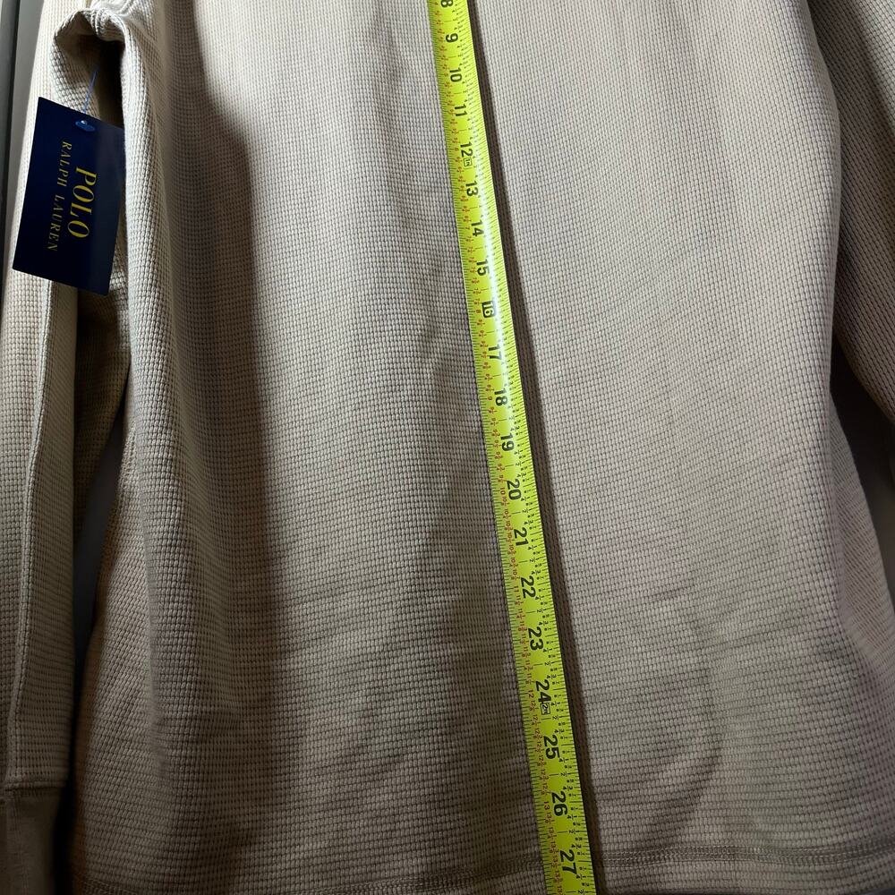 •NWT• POLO Ralph Lauren Tan long sleeve sleepwear in Large - Picture 10 of 12
